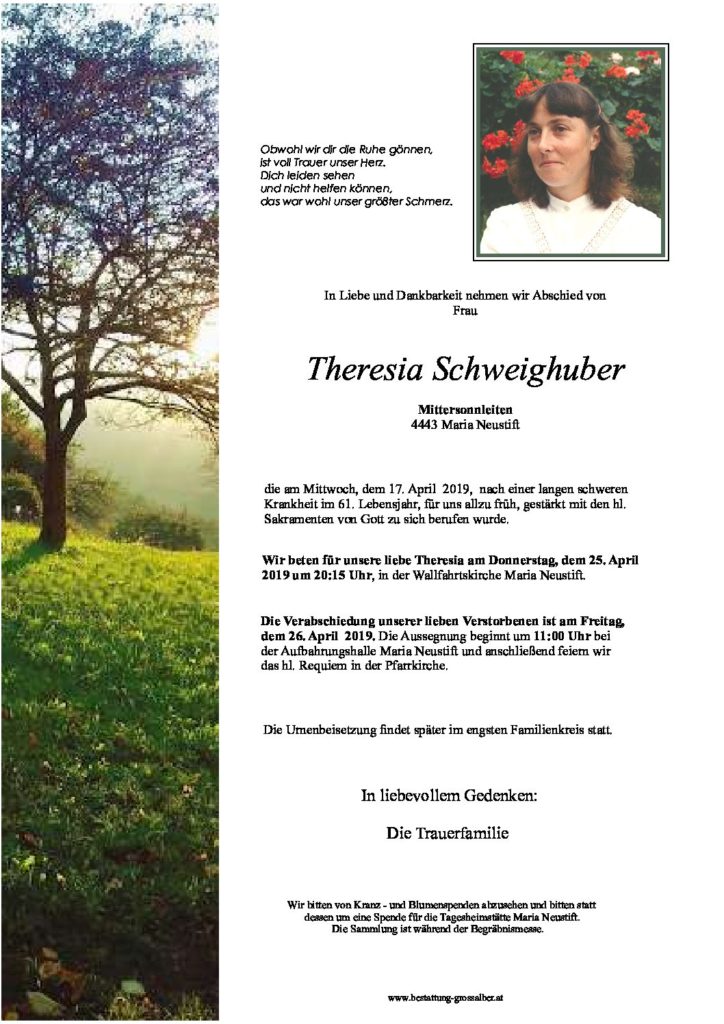 Theresia Schweighuber