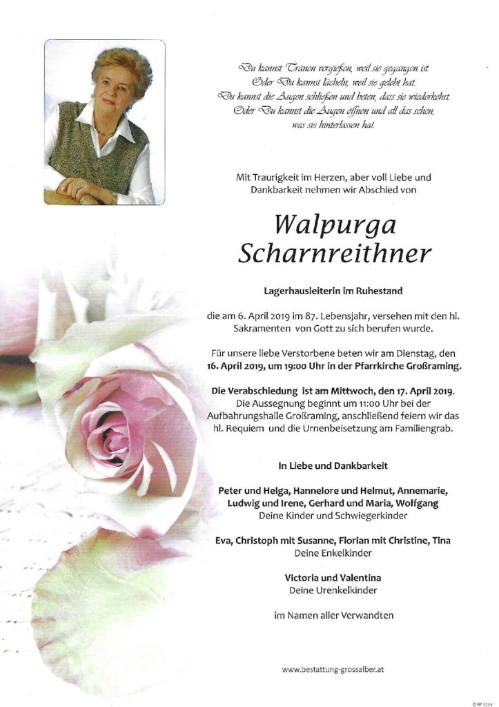 Walpurga Scharnreithner