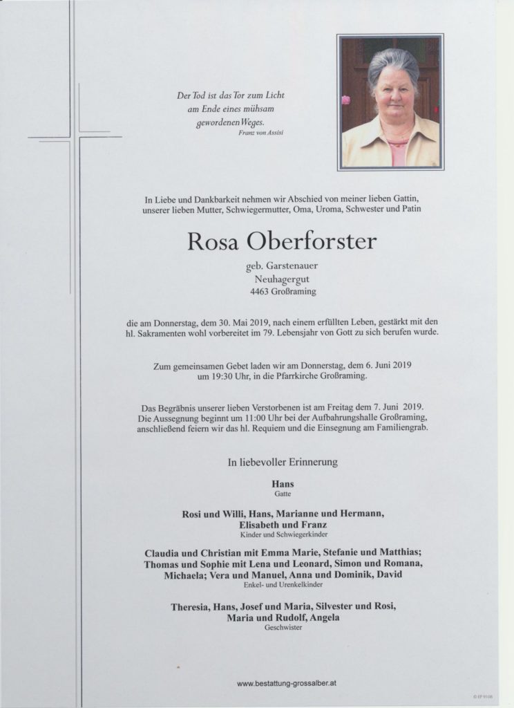 Rosa Oberforster