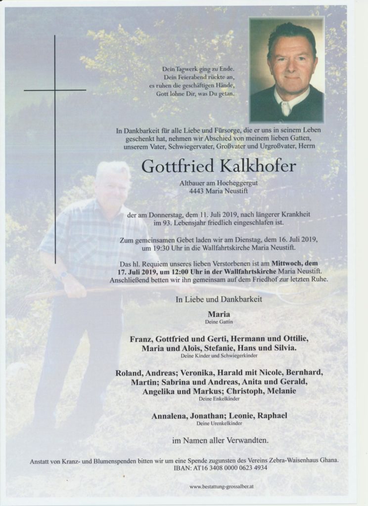 Gottfried Kalkhofer