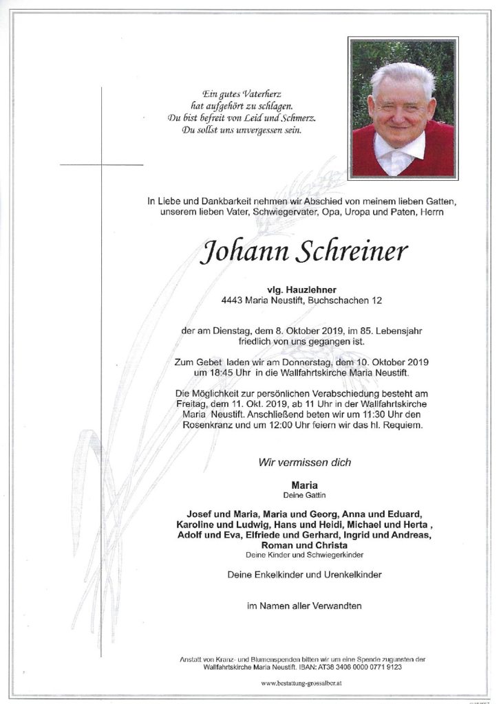 Johann Schreiner