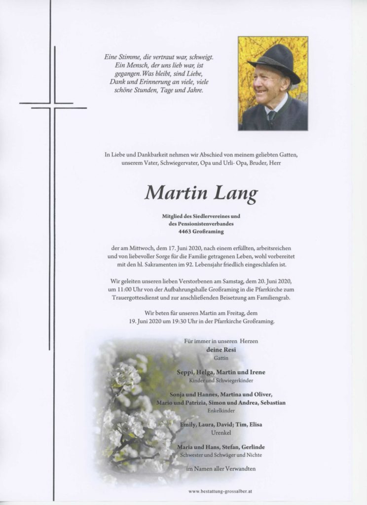 Martin Lang