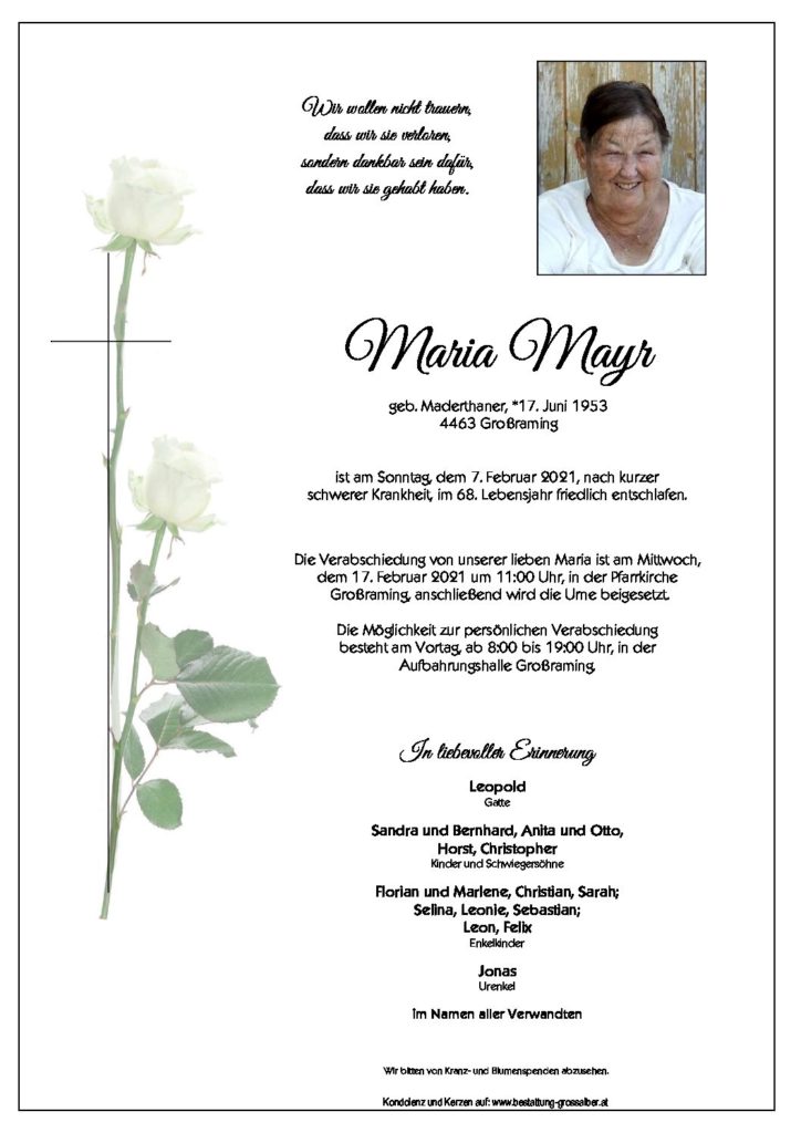 Maria Mayr