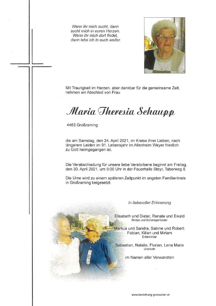 Maria Theresia Schaupp