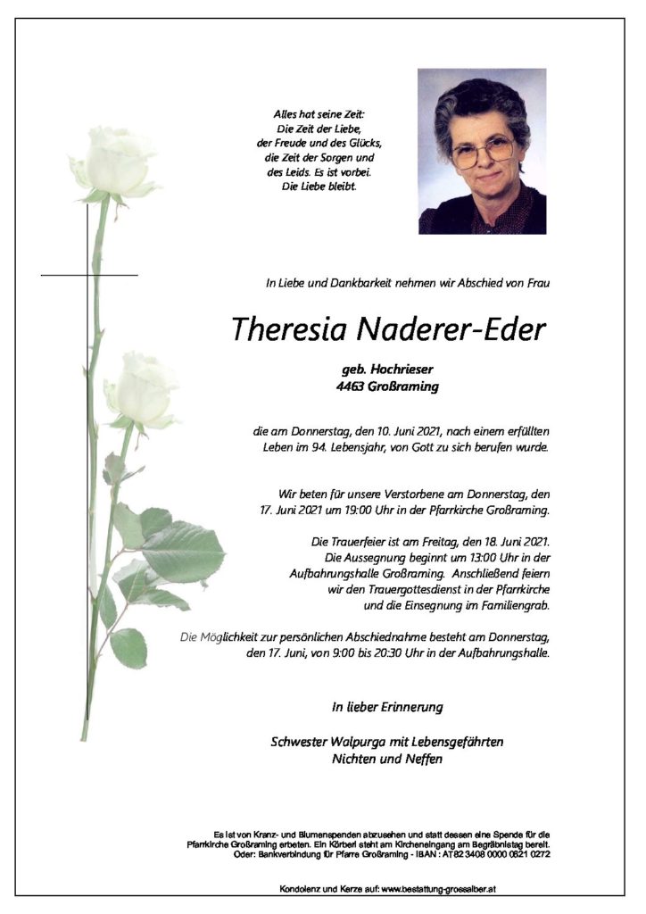 Theresia Naderer-Eder