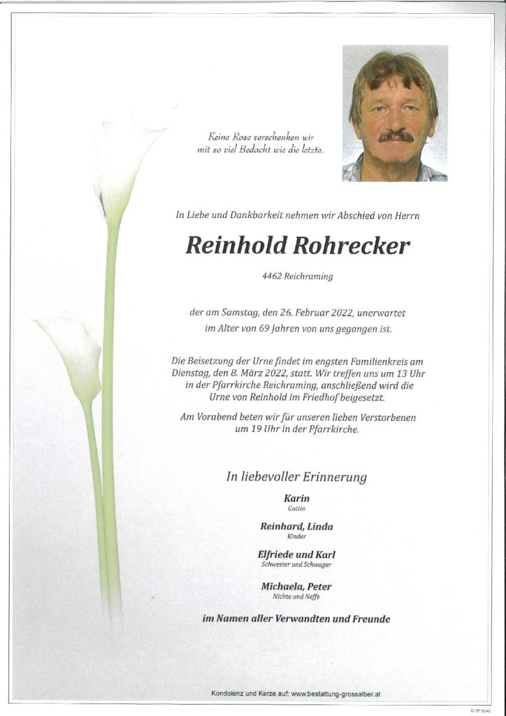 Reinhold Rohrecker