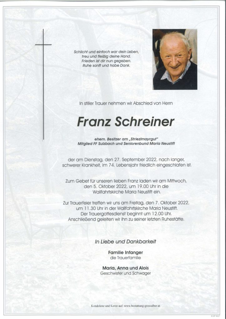 Franz Schreiner