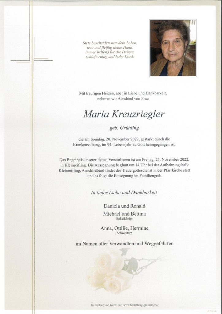 Maria Kreuzriegler