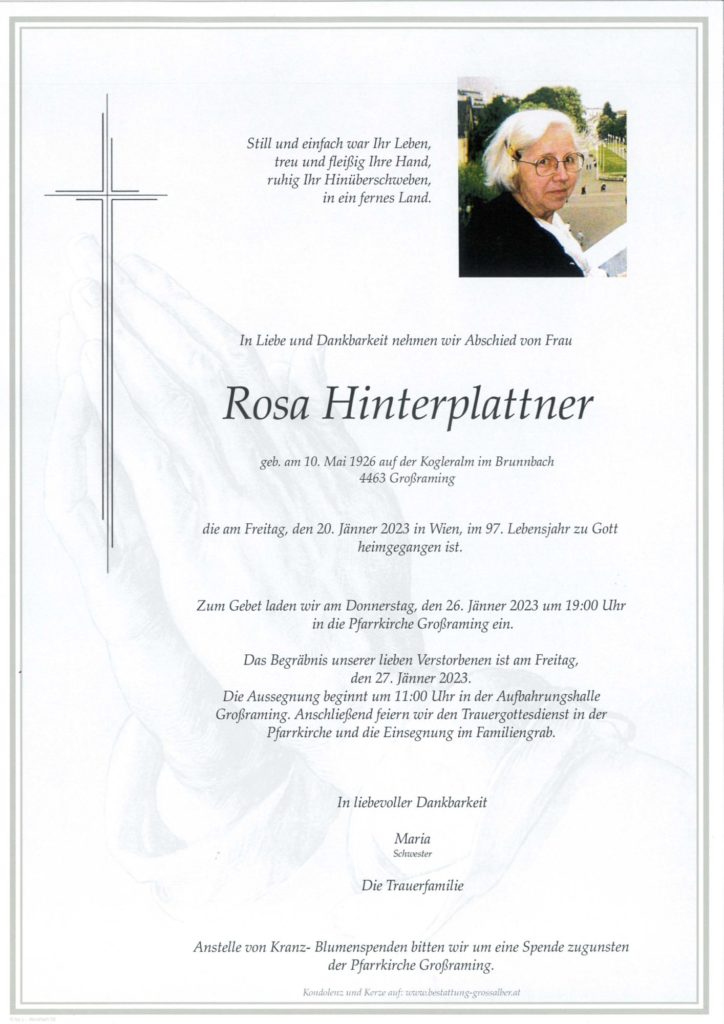 Rosa Hinterplattner