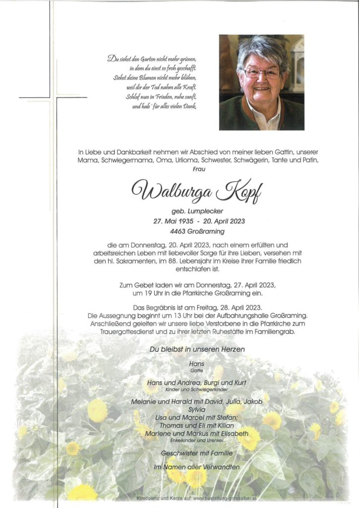 Walburga Kopf