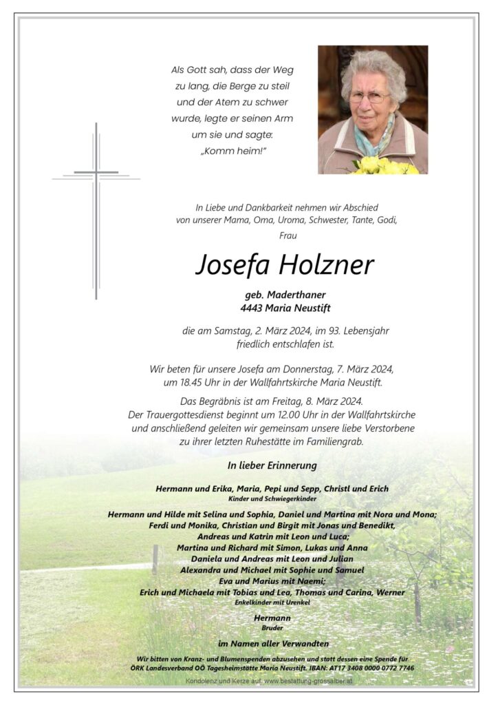 Josefa Holzner