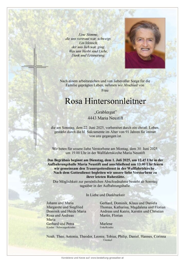 Rosa Hintersonnleitner