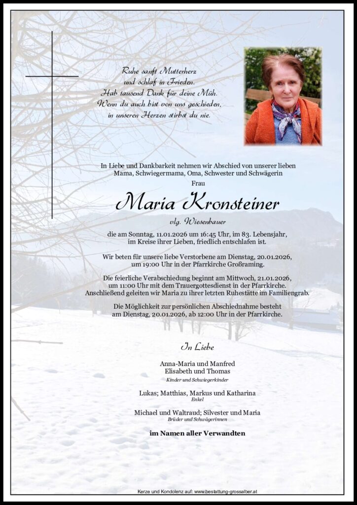 Maria Kronsteiner