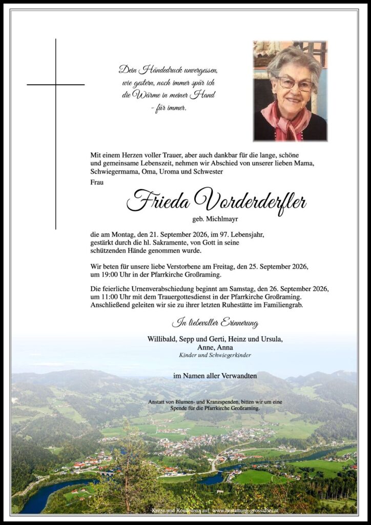 Frieda Vorderderfler